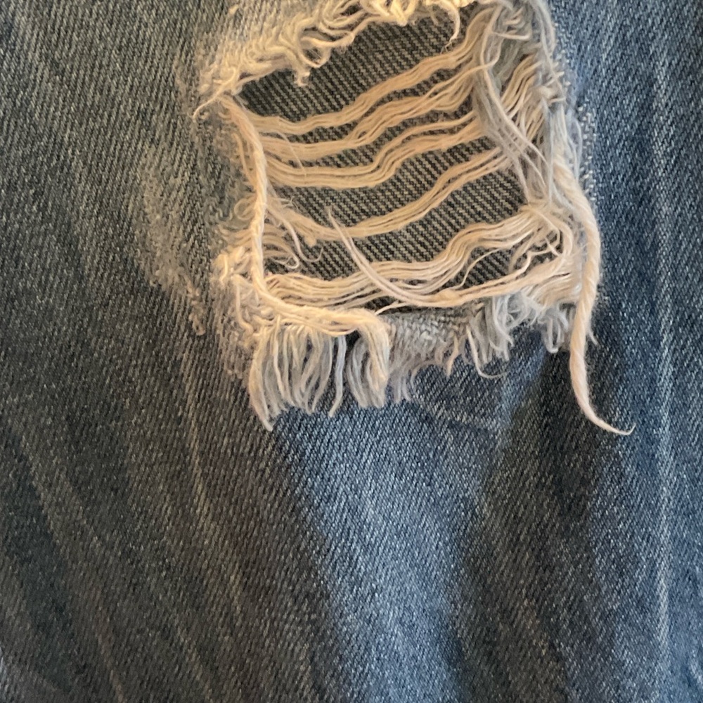 LVPL Embroidered Crop Wide Leg Denim Heathstone Jeans - Picture 7 of 8